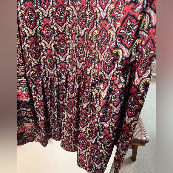 Alice + Olivia Reversible Silk Kimono Duster - Size XS/S - Picture 5 of 5